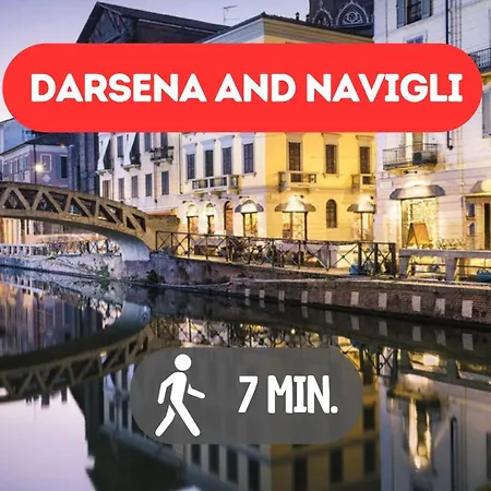 4 Min From Porta Genova Station With Whirlpool * Μιλάνο